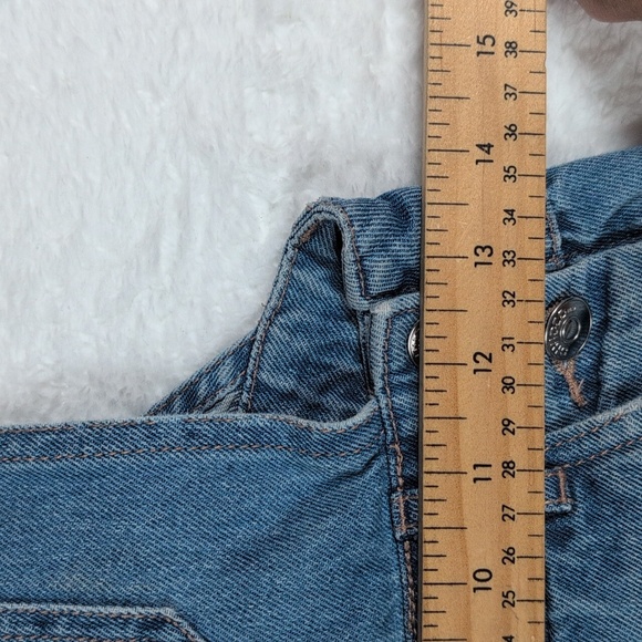 H&M‎ Blue Distressed Overalls - Picture 3 of 3